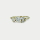 Blanca Cluster Moissanite Ring