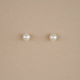 Round Freshwater Pearl Studs