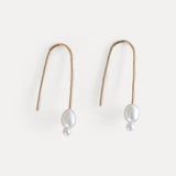 Selkie Pearl Hook Earrings